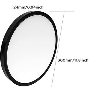 Black <strong>Replaceable</strong> Modern LED <strong>Ceiling</strong> <strong>Light</strong> 12w 20w 36w 25mm Living Room Surface 3 Cct Ultra-thin 3000k 4000k 6500k - Product Image 2