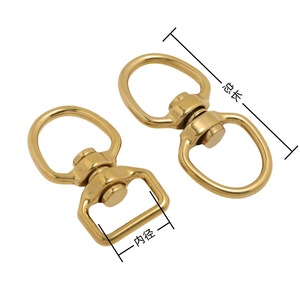 Anneaux octogonaux moulés de précision en <span class=keywords><strong>laiton</strong></span> massif Anneaux pivotants universels rotatifs à 360 degrés Boucles de traction pour animaux de compagnie à la mode Direct - Product Image 3