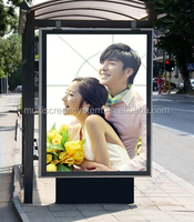 Layar LCD Outdoor EKAA 55 Inci Tanpa Kipas IP67 Kaca Tempered 4000 Nits IK10 Digital Signage Tiang Lantai untuk Kios Kopi