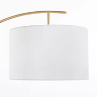 Nordique lit côté canapé tissu abat-jour lampadaire créatif pêche Arc debout lampadaire Led coin debout lampadaire