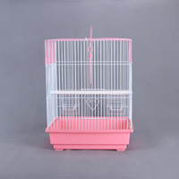 Cage à oiseaux canari rose simple, portable, petite et élégante à vendre