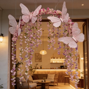Arche de fleurs artificielles de luxe de grande taille <span class=keywords><strong>pour</strong></span> cérémonie de mariage, fête d'anniversaire, événement, cérémonie d'ouverture, festival, décoration commerciale - Product Image 3