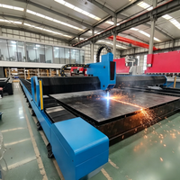 Découpeuse laser sur rail 20000W grand format, surface de coupe sans bavures, sans polissage secondaire, pour machines industrielles lourdes CE