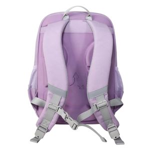 Sac à dos scolaire pour enfants et adolescents avec poche en filet, tendance et personnalisé, violet/rose - Product Image 4