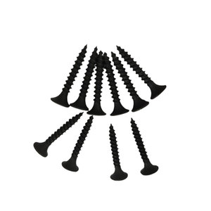 Phillips ổ đĩa phẳng đầu vít gỗ tùy chỉnh thép hợp kim bán buôn chủ đề thô điểm sắc nét bảng thạch cao Đen vít vách thạch cao - Product Image 4