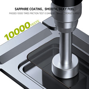 Pack combiné personnalisé de 3 protecteurs d'écran en verre trempé anti-peep en aluminium et de 3 protecteurs d'objectif pour Iphone 15 Pro Max - Product Image 4