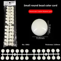 Plastique écologique Nail Art petit plat solide couleur carte ronde ongles conseils vernis à ongles Gel bouchon de bouteille couleur échantillon outil d'affichage