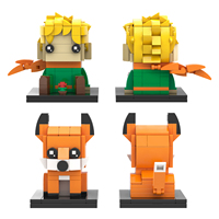 MOOXI Bricks MOC7677 275 pièces Le Petit Prince Jouets DIY Cadeau Faible MOQ Anime Ensembles de blocs de construction éducatifs Jouets pour enfants