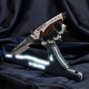 Nouveauté Ornements en métal 25cm Delta Force HawkOps Nouvelle saison Creed Jouet Modè<span class=keywords><strong>le</strong></span> de couteau en métal avec étui en cuir - Product Image 6
