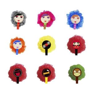 Brosse de bain de haute qualité avec longue poignée boule de bain moussant épurateur pour corps douche éponge boule de bain à vendre - Product Image 3