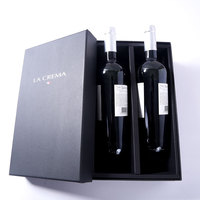 Cajas de Regalo Rígidas Personalizadas de Alta Gama para 3 Botellas de Vino, Whisky o Vodka, Caja de Cartón con Inserto, Tamaño Personalizado al por Mayor