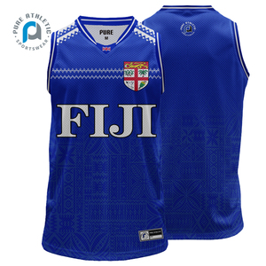 نقية مخصصة tong fija كرة السلة Singlets مخصص وشم Maori مخصص رقم اسم فريق كرة السلة جيرسي - Product Image 5