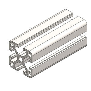 شركة مصنعة صينية rohs oem odm طول مخصص فضي وأسود بأكسيد 40*40 ملف بثق ألومنيوم - Product Image 3