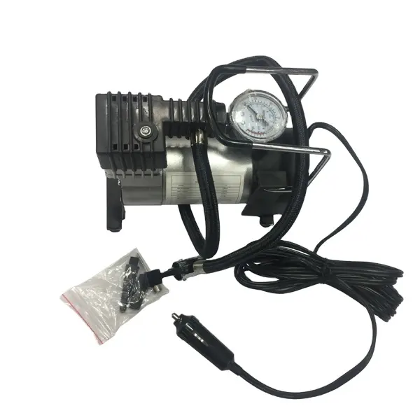 OEM Low Price Silver Metal表面150PSI 12V Tractor Air Compressor Car Tyre Inflator