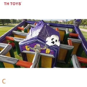 Expédition rapide par avion jusqu'à votre porte, Maison hantée gonflable personnalisée, Nouveaux jeux de laser game gonflables pour Halloween 2026 à vendre - Product Image 6