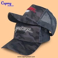 Diseño personalizado caqui corona árbol Real Camo ala sombrero caza Gorra Impresión logotipo naranja árbol Real camuflaje 5 paneles gorras de béisbol