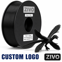 Filamen PLA Kustom 1.75mm 1KG Pabrik OEM Grosir Filamen Printer 3D Kemasan Kantong Zip Lock yang Dapat Ditutup Kembali Gratis Desiccant