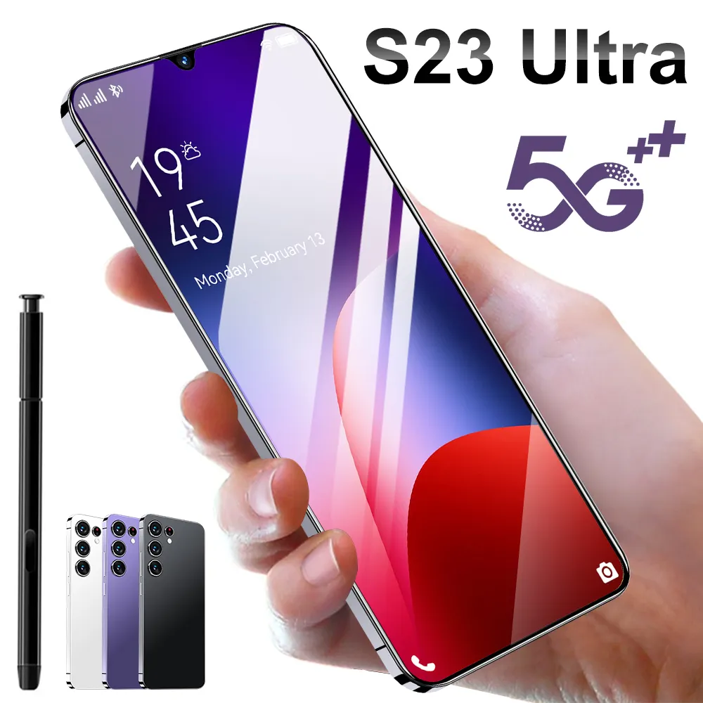 Tv led s23 utrai 5g baixo preço, celular da china 4g 5g flip phone tecno smart phone