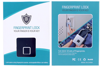 Nouveau design, cadenas intelligent étanche avec lecteur d'empreintes digitales, haute sécurité, pour bagages, petits cadenas portables, cadenas de porte pour le voyage