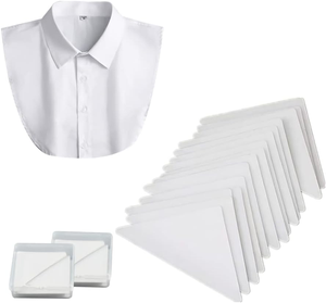 Corrector de Bordes Anti-Deformación, 30 Piezas, Adhesivo Transparente de PVC, Sin Rizos, para Cuellos de Camisa Polo - Product Image 1