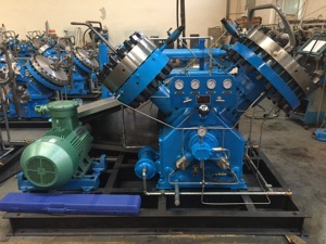 <span class=keywords><strong>Bomba</strong></span> de refuerzo recíproca estacionaria 15-30MPa Compresores industriales de presión PLC Motor Nitrógeno Argón Diafragma de helio - Product Image 4