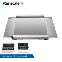 Poids de Digital balances électriques de plate-forme d'entrepôt de 2 tonnes balances de pesage résistantes