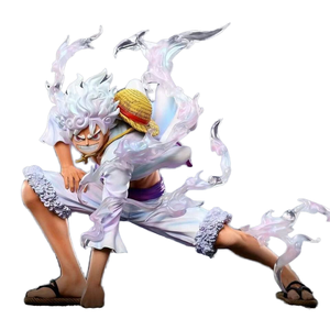 Figurine PVC Nika Road GK faite à la main, modèle de collection de l'animation One Piece, <span class=keywords><strong>Luffy</strong></span> en deuxième vitesse, cinquième vitesse, cadeau, jouet, ornement - Product Image 1