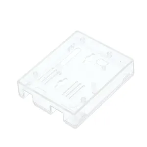 TZT-carcasa de acrílico transparente para Uno R3, funda Compatible con arduino UNO R3