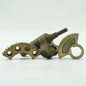 Brass Fan Worm Gear Set ZA33 Turbine Stainless Steel CNC Machining for Drilling and <b>Broaching</b> - Product Image 5