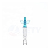 Prix usine 16G 18G 22G 24G 26G vétérinaire IV canule cathéter aiguille à demeure veineuse médicale
