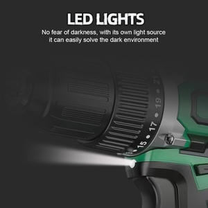 สว่านไร้สายแบบใช้แบตเตอรี่พร้อมด้ามจับที่สะดวกสบาย - Product Image 6