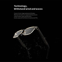 Lunettes audio Bluetooth 5.3 pas chères Lunettes de soleil Bluetooth Lunettes de musique MP3 sans fil pour hommes et femmes