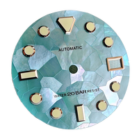 Cadrans OEM MOP avec marqueurs lumineux, montres de luxe, cadrans en nacre, options de personnalisation