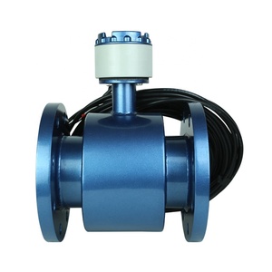 เครื่องวัดการไหลของน้ำแบบแม่เหล็กไฟฟ้าชนิดเชื่อมต่อแบบหน้าแปลน Dn 100 PT900 พร้อมระบบส่งข้อมูลทางไกล - Product Image 2