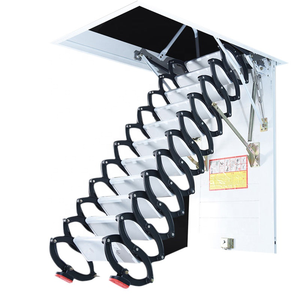 Escalera Eléctrica Plegable para Ático, Escalera Telescópica de Aluminio, Escalera Plegable para Ático, Color Personalizado, Servicio de Garantía - Product Image 3