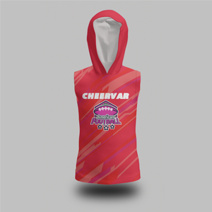 Sweats à capuche sans manches vierges de qualité supérieure pour uniformes de drapeau de football 7V7 - Product Image 5
