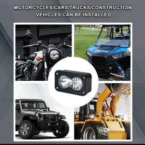 Автомобильная светодиодная фара 9-32VDC, универсальные автозапчасти, Точечный светильник 6500K, Заводская оптовая цена, высокое качество, тест на старение 100% - Product Image 5