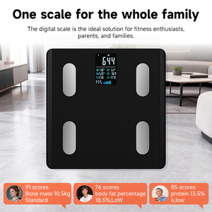 Estilo moderno Professional Balança De Gordura Corporal com Bluetooth Digital Display <span class=keywords><strong>BMI</strong></span> Característica para Medição De Peso - Product Image 3