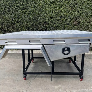 Bandeja de Aluminio Impermeable para Camioneta (Cabina Simple/Extra/Doble) con Guardabarros y Cajas de Herramientas Bajo la Bandeja - Portátil, Exterior, con Cerradura - Product Image 5