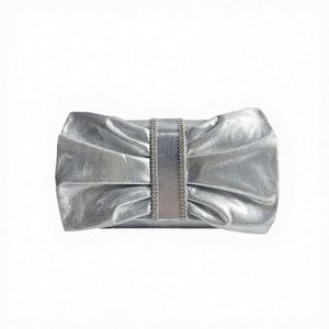 Bolso de Noche en Forma de Abanico con Pedrería Brillante, Bolso de Mano de Alta Gama para Fiestas y Bodas - Product Image 2