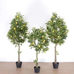 90% simulación de venta directa de fábrica de <span class=keywords><strong>maceta</strong></span> pequeña artificial limón planta un árbol para la decoración - Product Image 1