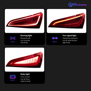 Feux arrière LED pour <span class=keywords><strong>Audi</strong></span> <span class=keywords><strong>Q5</strong></span> 2008 2010 2012 2018, clignotants dynamiques, animation, feux stop, marche arrière, accessoires - Product Image 3