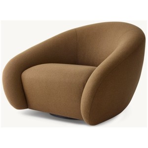 Sillón Giratorio Individual de Lujo para Interiores, con <span class=keywords><strong>Brazos</strong></span> en Forma de Cascada, Moderno, para Sala de Estar, Muebles, Sofá - Product Image 3