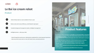 Máquina Expendedora de Helados Independiente Lebai LM3 con Cuerpo Metálico, Brazo Robótico, Pantalla Táctil, Pago por QR/Tarjeta, Capacidad para 40 Unidades - Product Image 5