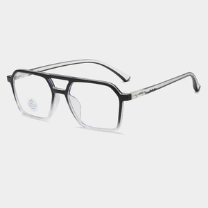 Bán buôn TR90 Khung kính quang học unisex hình chữ nhật màu xanh ánh sáng kính mắt trọng lượng nhẹ cảnh tượng - Product Image 5