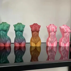 Manichini colorati mezzo corpo mini moda donna stampa 3D manichino personalizzato design 3D bambola manichino