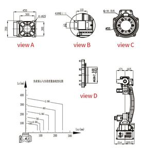 Robot industriel 6 axes (charge utile de 10 kg), adapté à l'automatisation des usines, au manutention des matériaux, au chargement/déchargement - Product Image 6