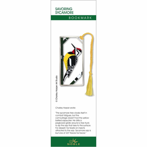 New Arrival Enamel Charley Harper <strong>Cool</strong> Cardinal Metal <strong>Bookmark</strong> with Tassel Rectangle Hollow Savoring Sycamore Book Mark - Product Image 5