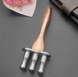 Pluma de masaje magnético de 3 tenedores, masajeador de magnetoterapia con varilla de descarga de ácido, masajeador magnético de punto meridiano - Product Image 3