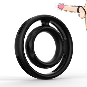Siliconen Masturbator Mouw Mannen Plezier Paar Delen Clitorale Stimulatie Passie Slot Fijne Ringvibratie Seksspeeltjes - Product Image 4
